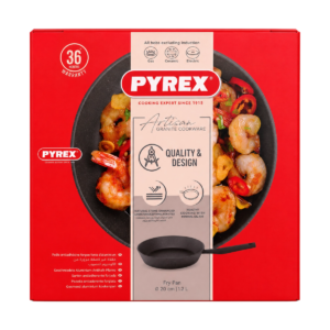 Pyrex Fry Pan Artisan Granite Black