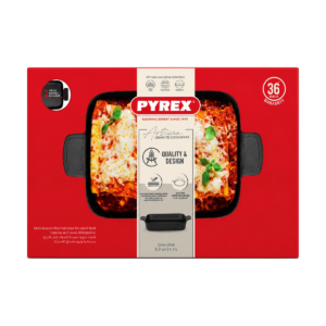 Pyrex Artisan Oven Dish - Granite Black