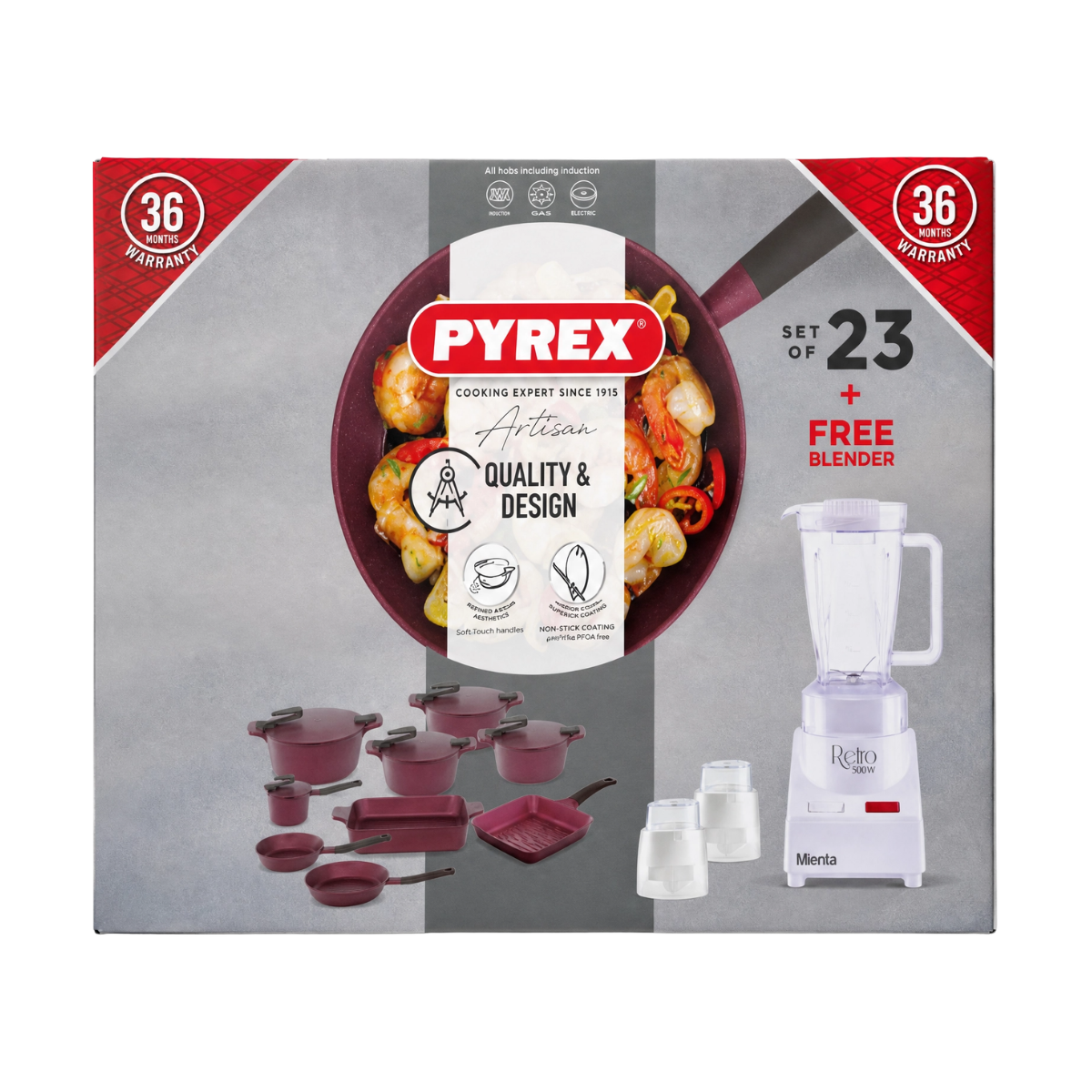 Pyrex Artisan Set of 23
