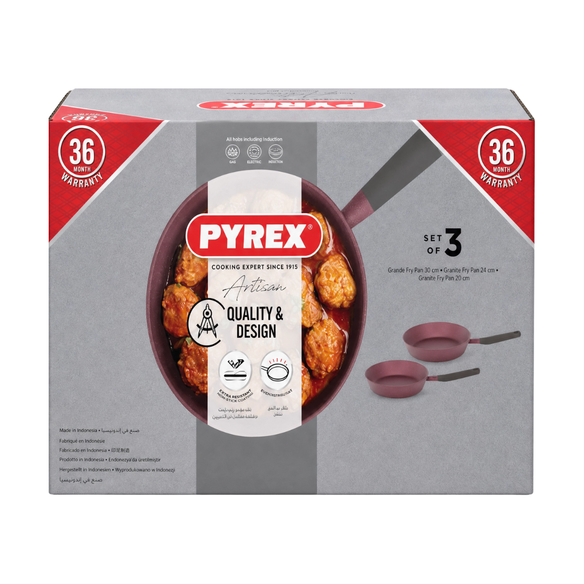 Pyrex Artisan Set of 3