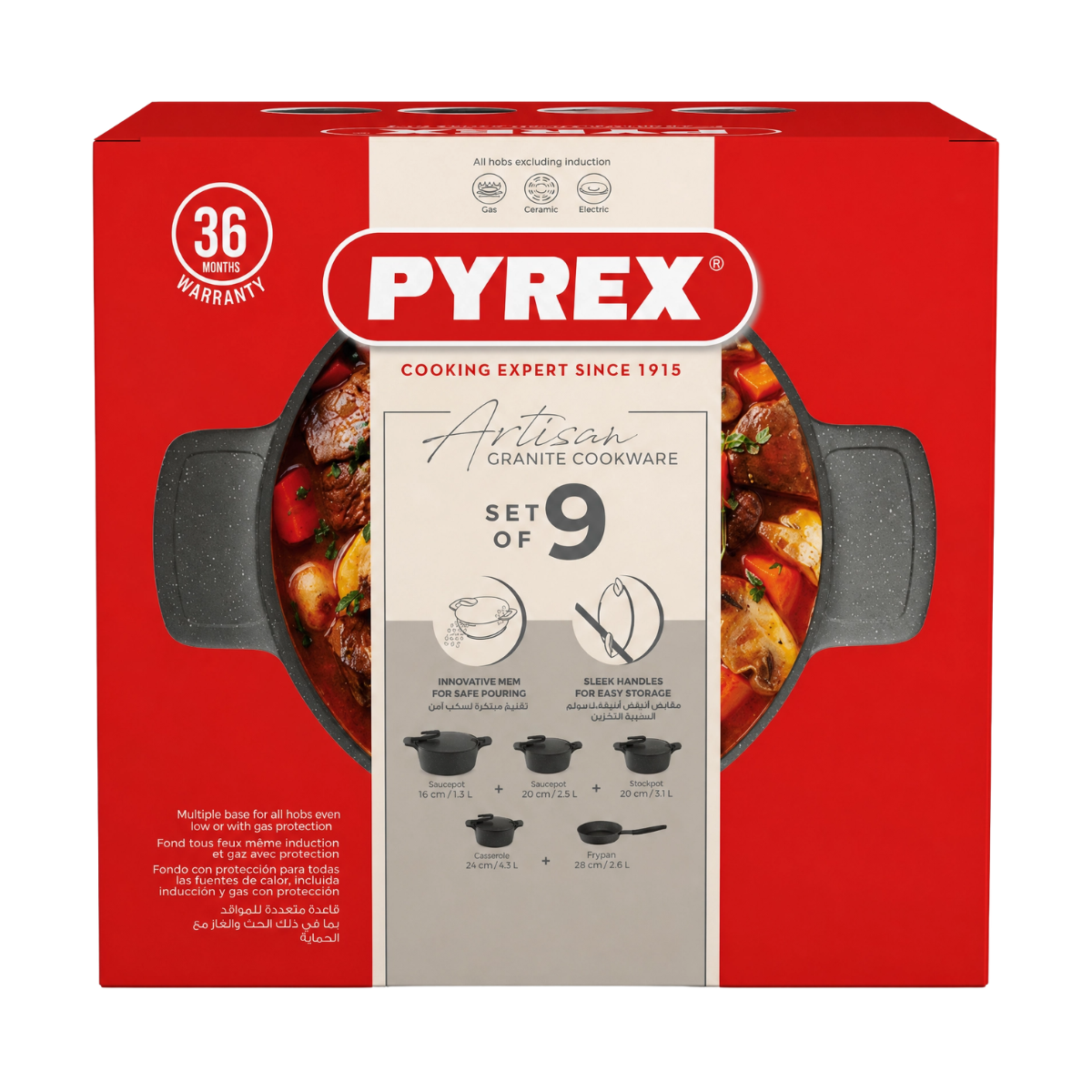 Pyrex Artisan Set of 9
